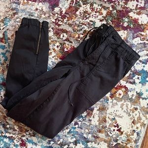 American Eagle Stretch Cargo Jogger Black